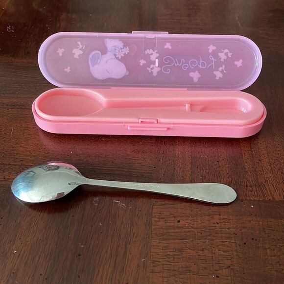 Snoopy Peanuts Collectible Stainless Steel Spoon 18-10 with case - Picture 4 of 6